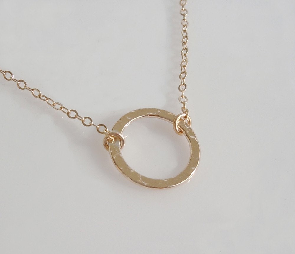 Karma Circle Necklace in 14kt Gold Filled