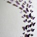 Purple Paint Chips Recycled - 3D Butterfly Art - 8x10 - Ready to Ship
