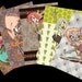 Postcard set of 5- Funny girl theme