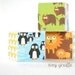 JUMBO Personalized Nursery Wooden Blocks Zoo Safari Animal Wooden Baby Letter Blocks