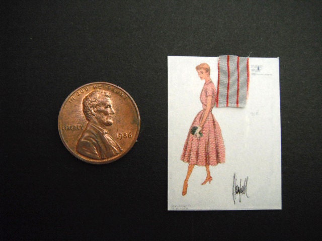 Miniature Fashion Sketches (set of 3)