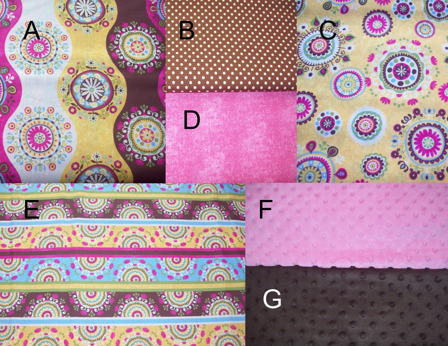 Crib Bedding Set Girlie Boho Style