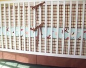 Riley Blake Designs Farm Fresh in Brown 4 Piece Made to Order Crib Set