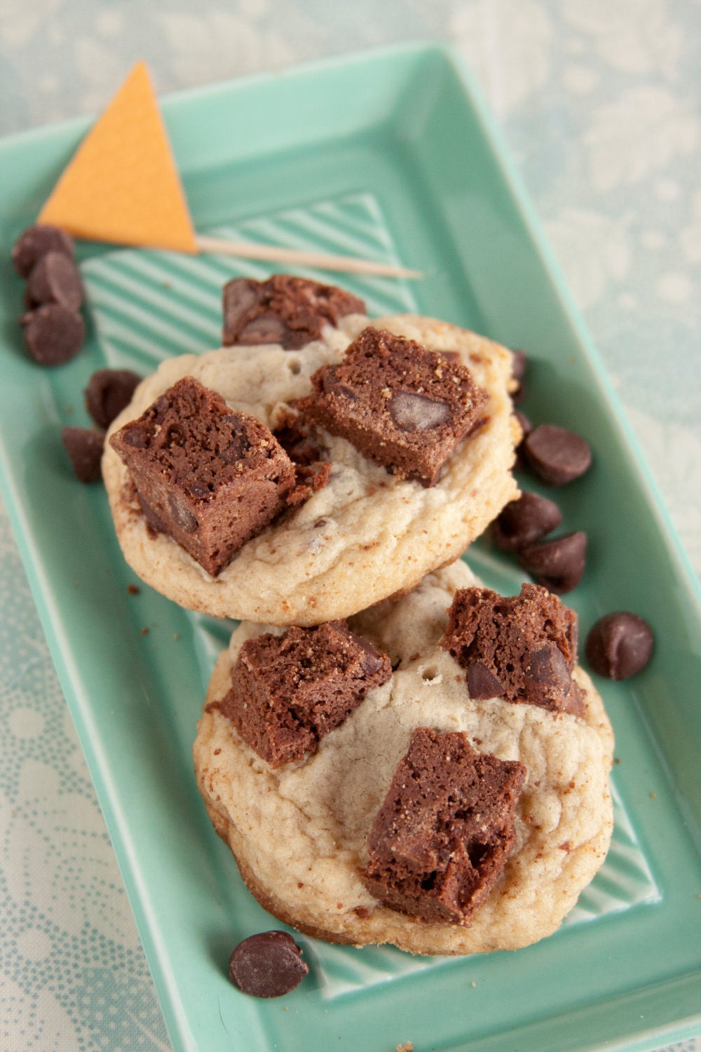 Chocolate Chip Brownie Chunk Cookies - 1 dozen fresh baked cookies