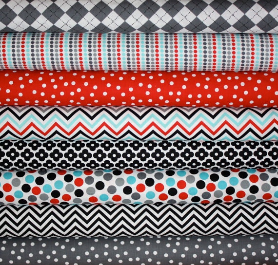 Custom crib Bedding Set - Remix