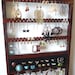 Ring Holder - Jewelry Holder, Earring Organizer, Dark Mahogany, Wood, Boutique Quality & Design, BEAUTIFUL Storage Solution, 3/31- 4/3