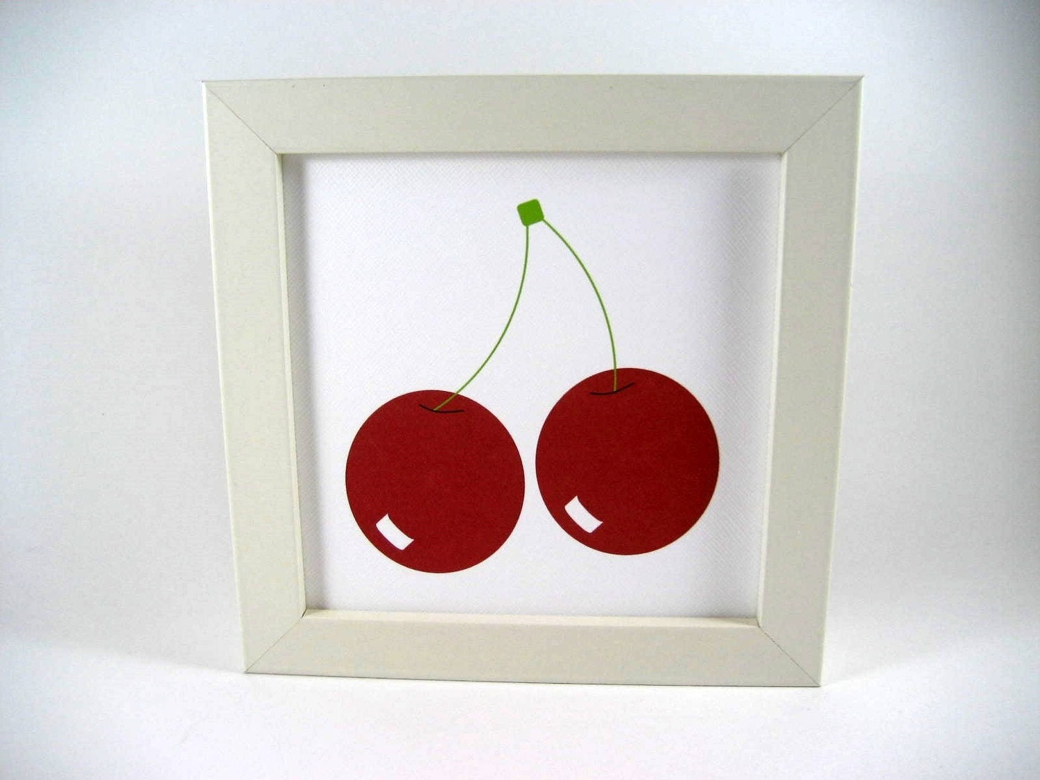 Cherry Wall Art Print, Home Decor, Kitchen Decor, Fruit Print