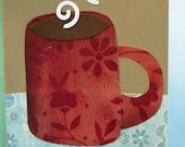 I love you more than coffee - greeting card, love, anniversary, coffee cup, paper, humorous, coffee mug