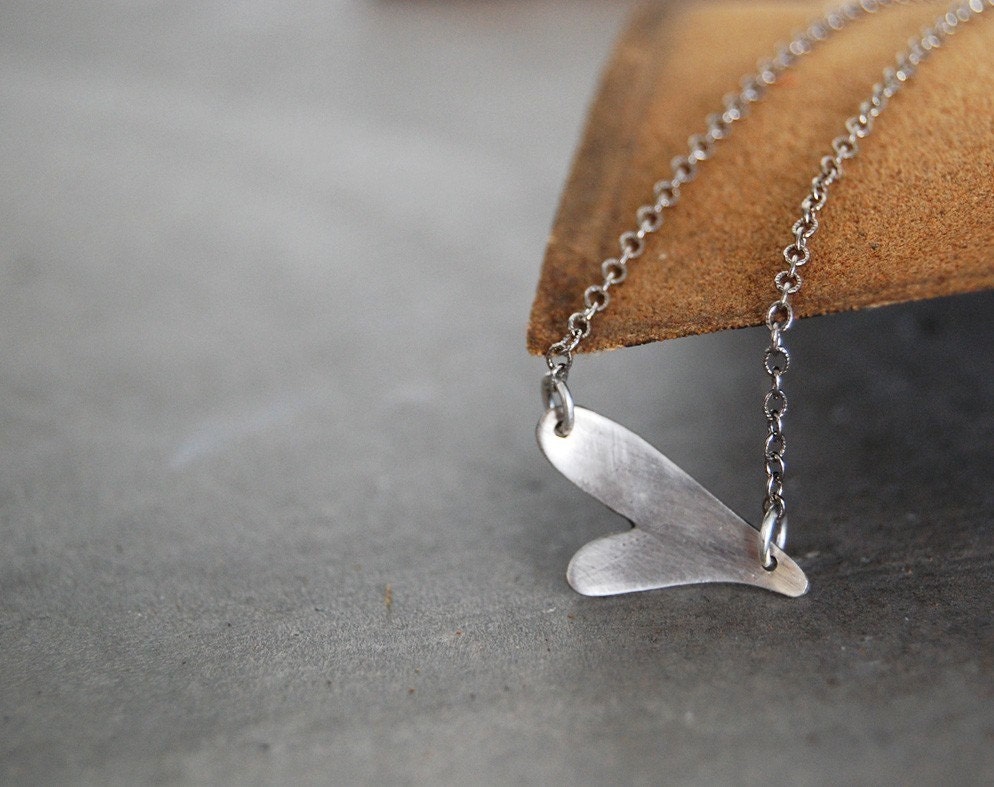 Mini Sideways Unchain My Heart Necklace