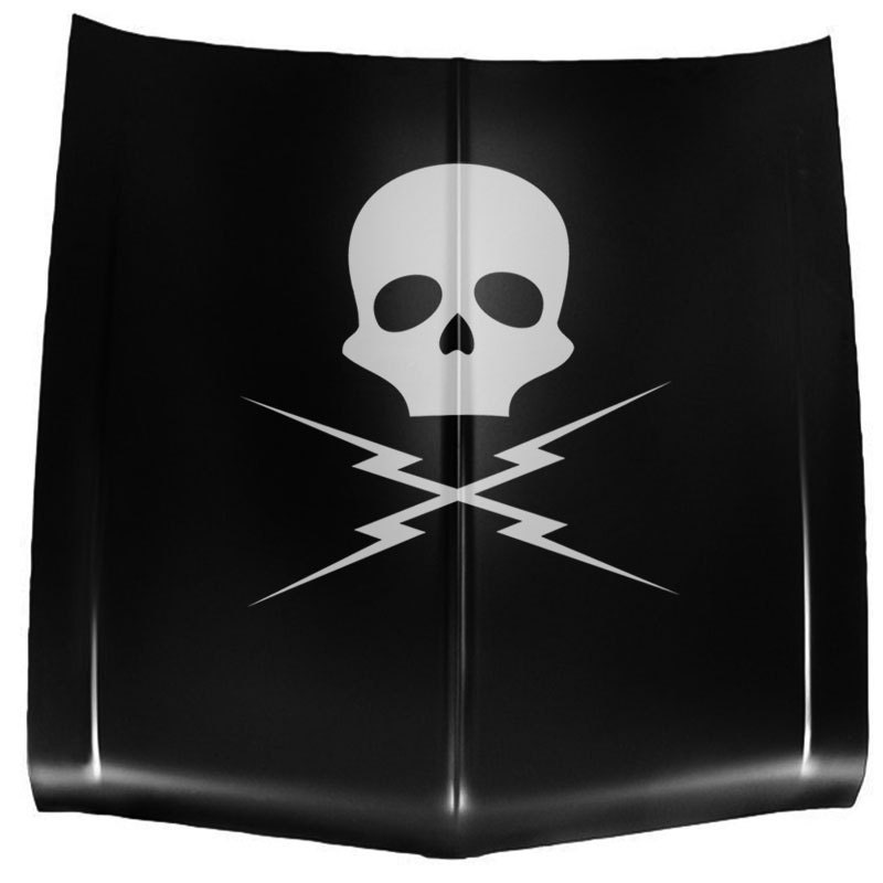 Skull and Bolts Wall / Car Decal