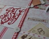 French Message Board - Patchwork of Antique and VIntage French Linens