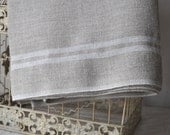 French Linen -  Cream Stripe