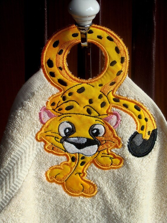Cheetah Hand Towel