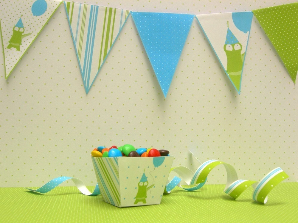 Birthday Deco Set. Printable PDF