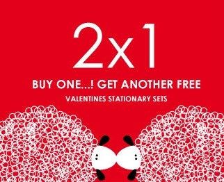Valentine day  2x 1