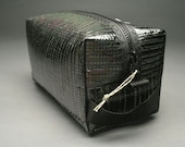 Carbon Fiber Toiletry Bag Dopp Kit - Black - Groomsmen Gift