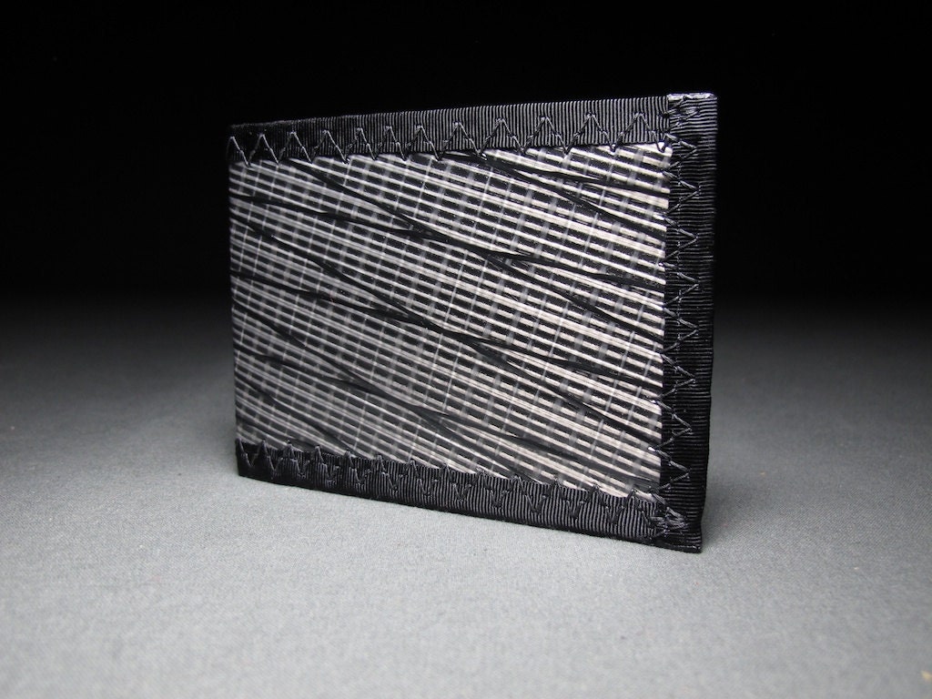 Sailcloth Mens Wallet - Bifold - Grey Xply and Black - Vegan
