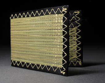 Kevlar Bifold ID Wallet w/ Kevlar Thread - Gold and Black