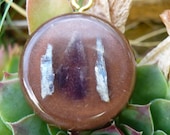 Etheric Energy Pendant with Blue Kyanite and Amethyst