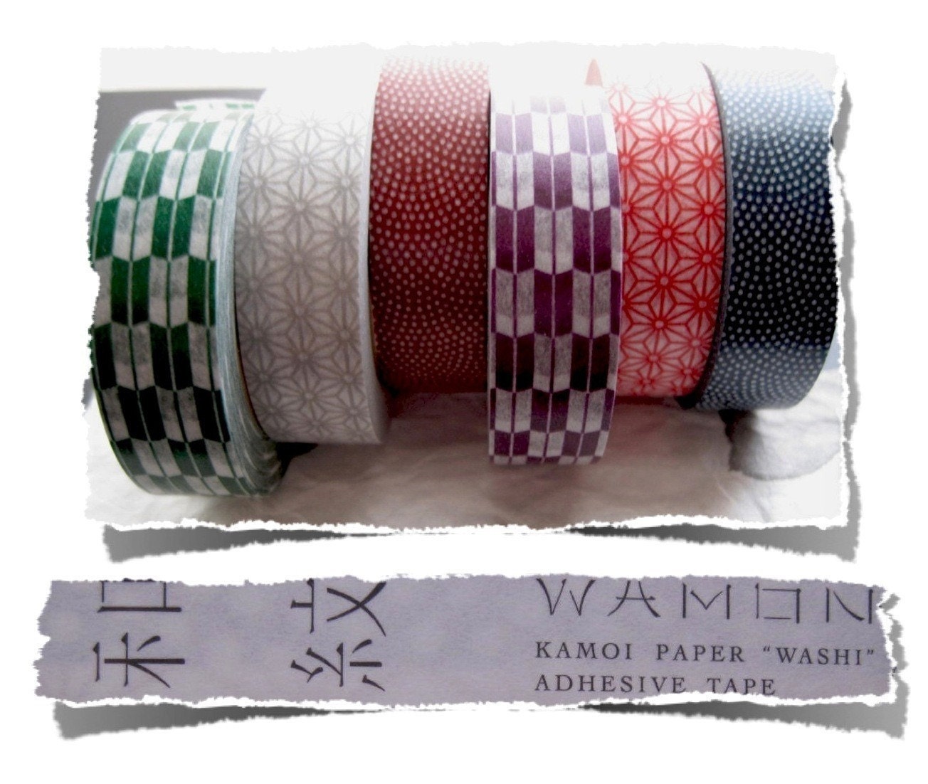 new six pack pattern masking tape set