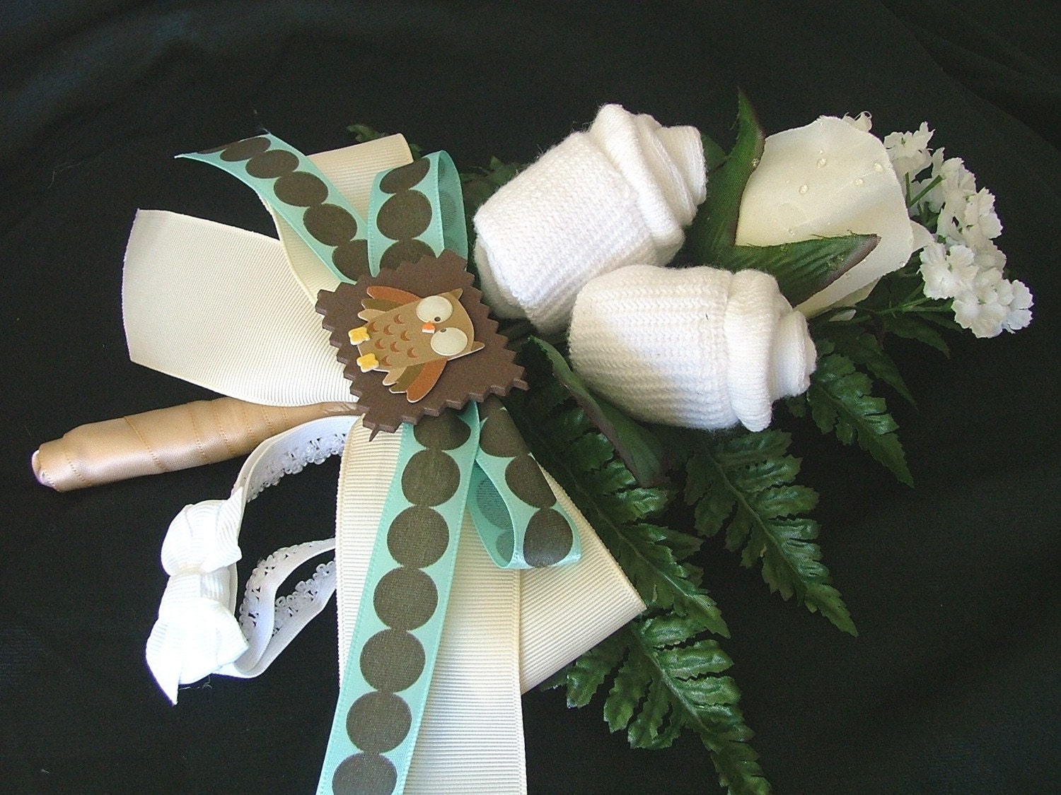 Brown Owl Diaper Cake