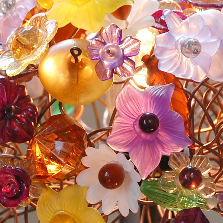 Smiles N' Sunshine Floral Table Lamp