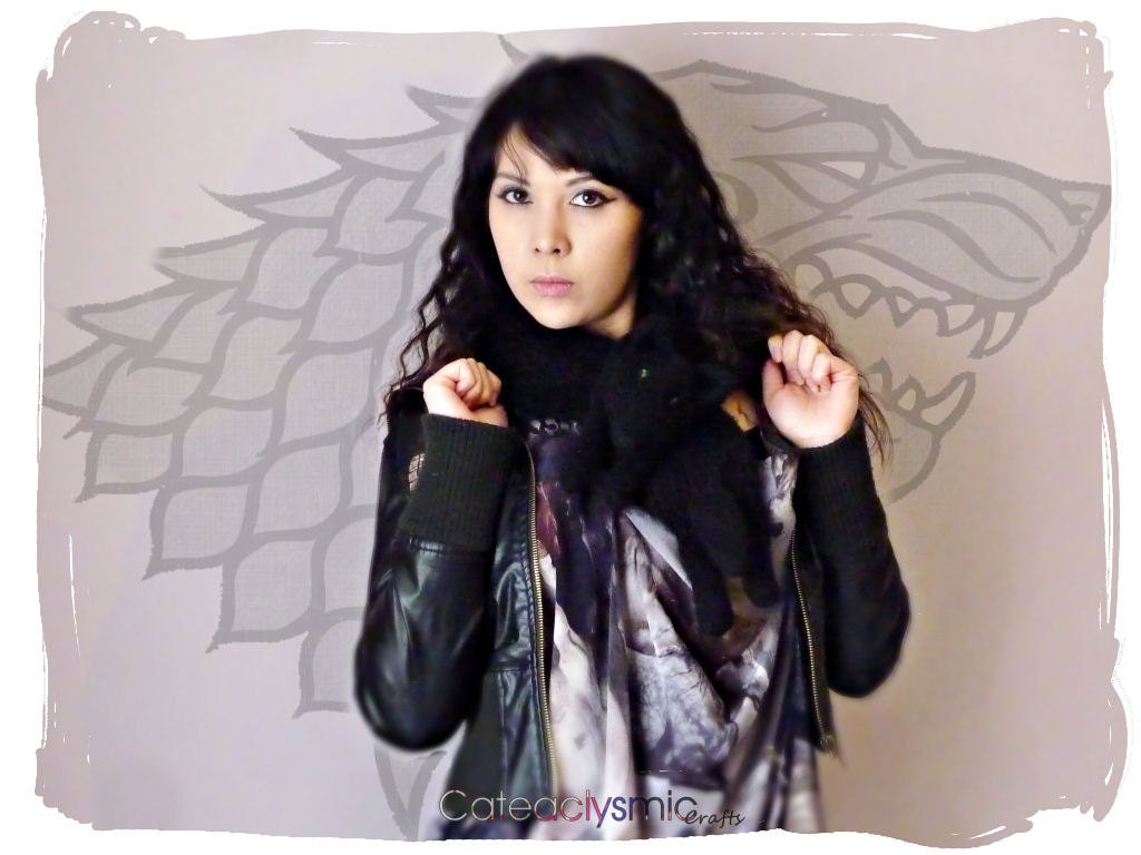Game of Thrones Inspired Direwolf Scarf (Shaggydog)