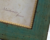 4x6 Jade Green Photo Frame Distressed Turquoise