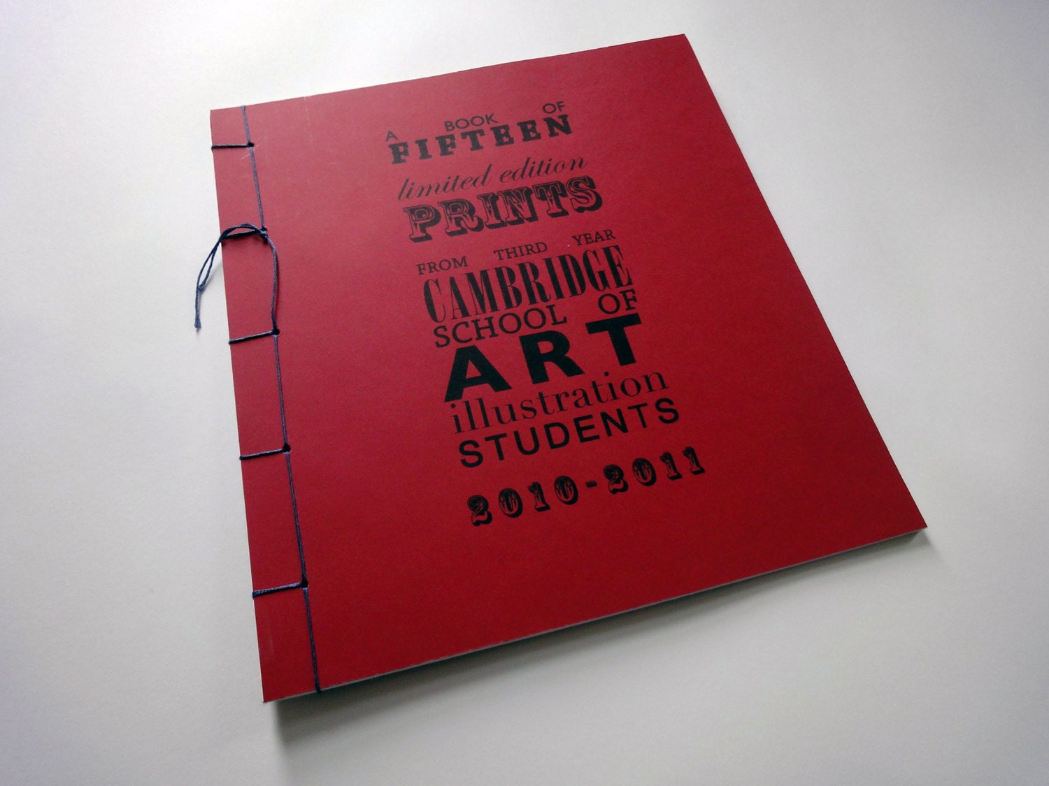 Limited Edition Book of 15 Prints by Cambridge School of Art Illustration Students (Japanese stab bound)