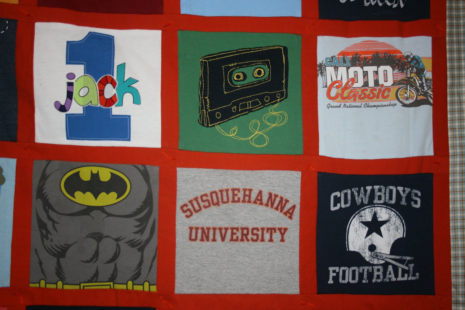 baby clothes quilt (24 items)