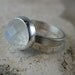 Silver Moonstone Ring