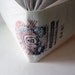 SALE upcycled vintage flour sack artist's journal