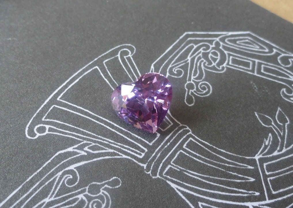 Loose Peony Pink Sapphire Gemstone 9mm 2.9cts