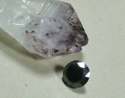 Genuine Black Diamond Loose 4.5ct Stone 10mm Round