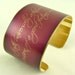 Pride and Prejudice Book Quote Jewelry - Jane Austen Brass Cuff Bracelet - Must be in want of a wife