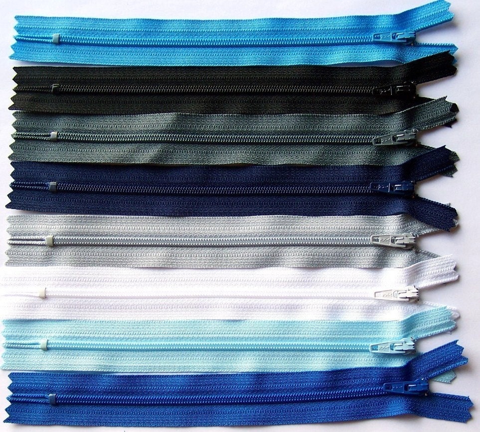 Ykk 8 Inch Zippers Rainy Day 8 Piece Sampler Pack