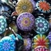 5 Assorted Kaleidoscope Zipper Pulls