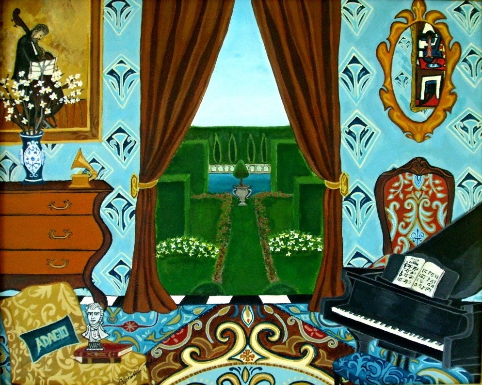 The Music Room Now as Fine Art print