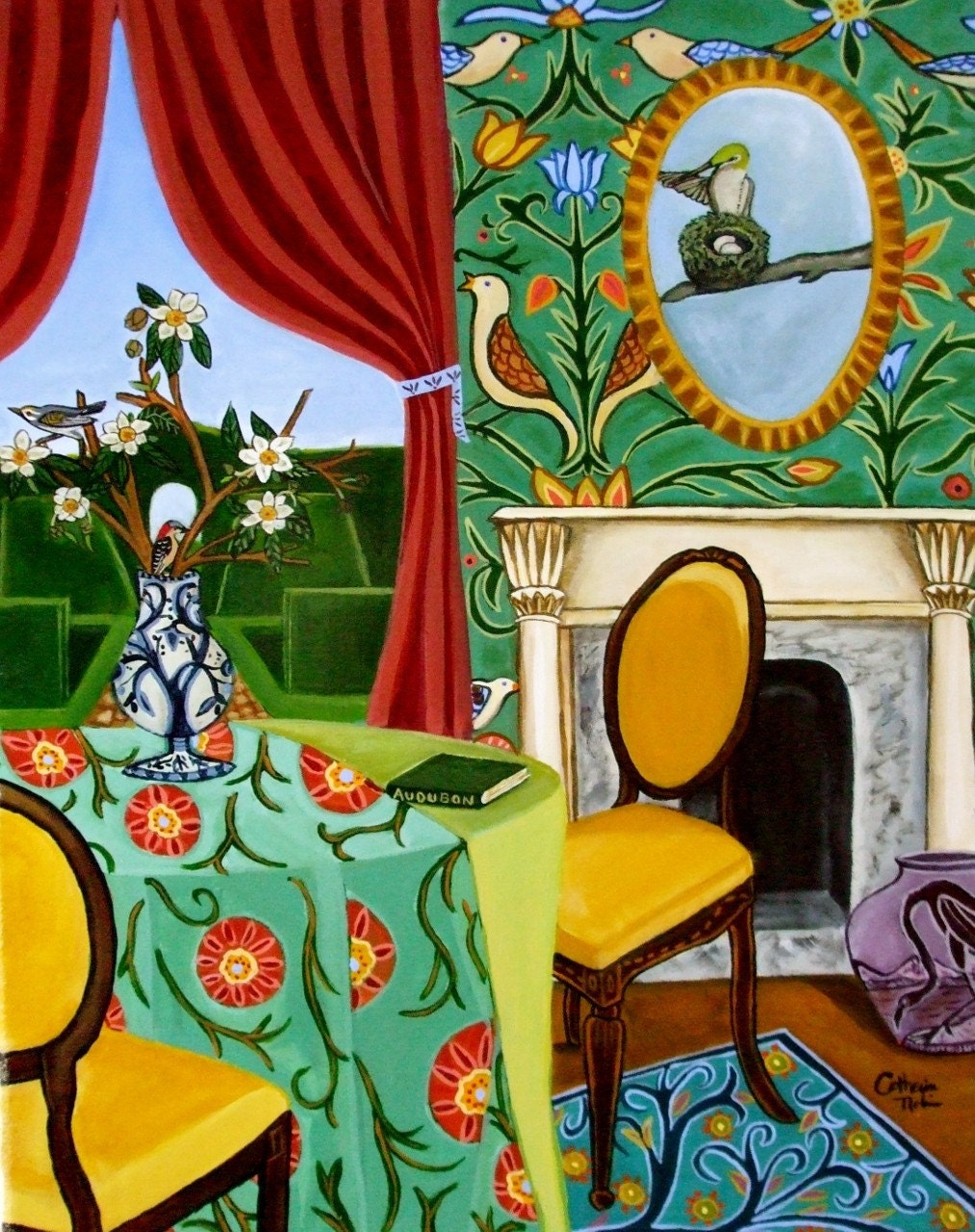 The Bird Watchers fine art print