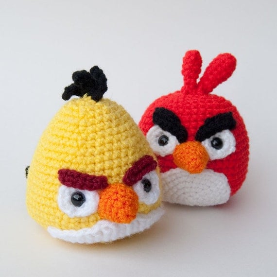 Crochet Pattern - Angry Birds Goldfinch - PDF