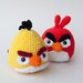 Crochet Pattern - Angry Birds Goldfinch - PDF