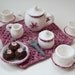 Instant Download Crochet Pattern - My Nana's Tea Set