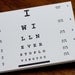 Letterpress Eye Chart Love Card