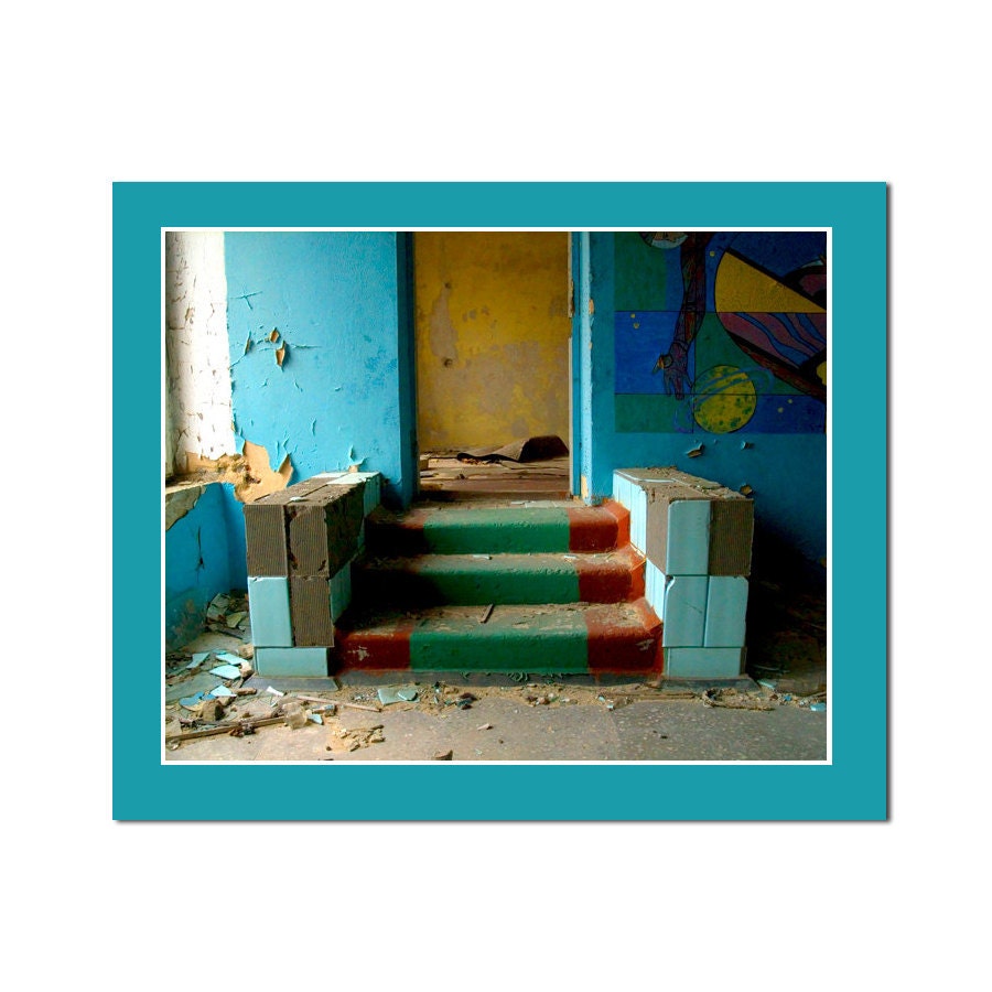 Abandoned School - 8x10 Original Signed Fine Art Photograph - Ready to Ship