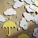 Rainy Day Confetti - Cloud, Raindrop, Umbrella Shower Party Decorations, 200 Pieces