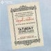 Art Deco Vintage Wedding Invitation - Printable Digital