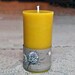 Beeswax Candle Pillar -- 3" x 6"