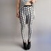 Polka Dot Leggings in White n Black -  MADE To ORDER