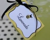 Bumble Bee Party Printable Food and Dessert Labels by The TomKat Studio