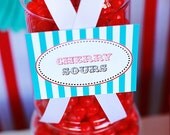 Circus Party Printable Labels by The TomKat Studio